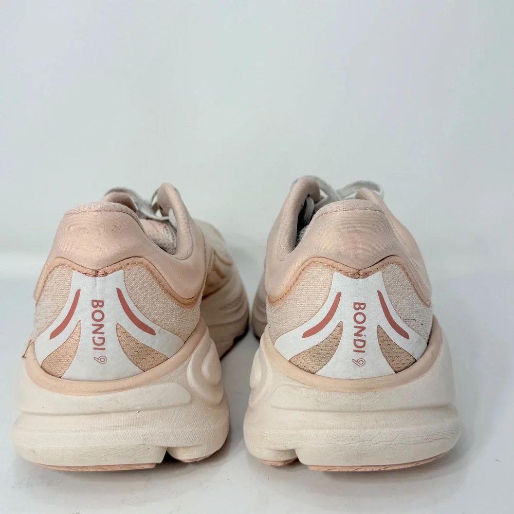 Hoka Bondi 9 Womens 10.5B Running Shoes Rose Quartz Terracotta 1162012 RLTT